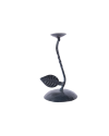 METAL CANDLE STAND WITH LEAF METAL CANDLE STAND WITH LEAF